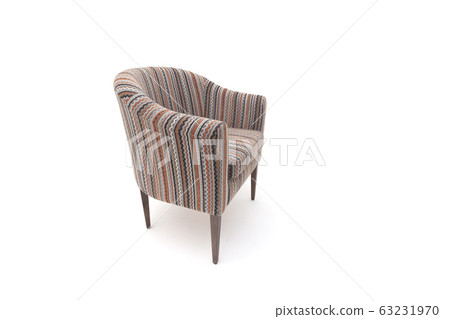 Classic soft chair. Isolated on white background Classic soft chair. Isolated on white background 63231970