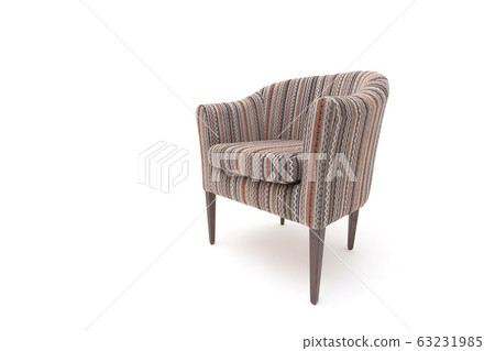 Classic soft chair. Isolated on white background Classic soft chair. Isolated on white background 63231985