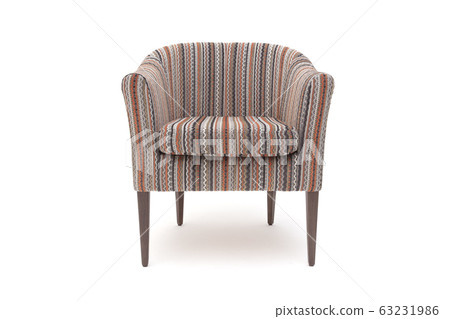 Classic soft chair. Isolated on white background 63231986