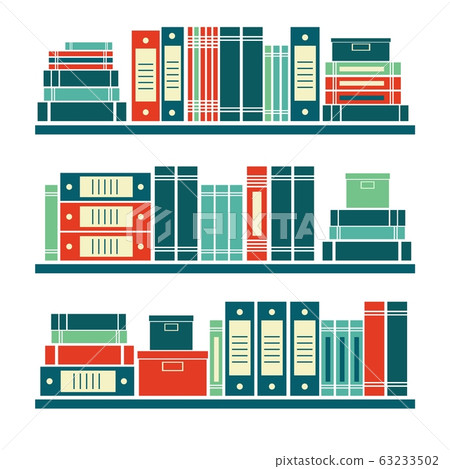 abstract books shelf 63233502