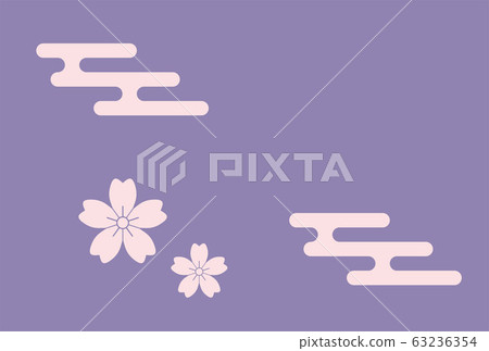 Cherry blossom, flower pattern, spring, postcard, japanese pattern Cherry blossom, flower pattern, spring, postcard, japanese pattern 63236354