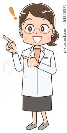 Doctor pharmacist doctor female female doctor cute illustration manga character 63236573