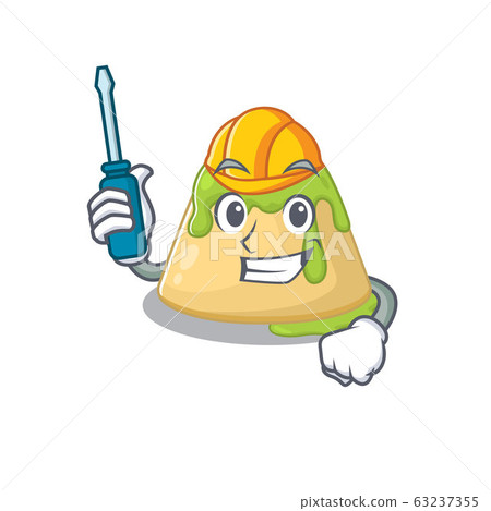 Smart automotive pudding green tea presented in cartoon character design Smart automotive pudding green tea presented in cartoon character design 63237355
