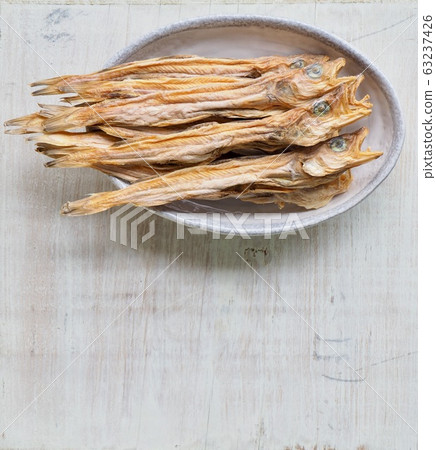Korean dried fish small pollack, nogari 63237426