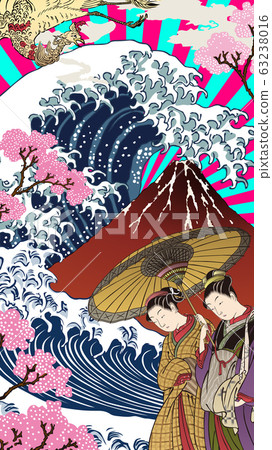 Japanese Style Collage # 58 63238016