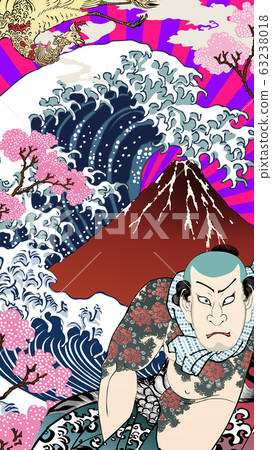 Japanese style collage # 56 Japanese style collage # 56 63238018