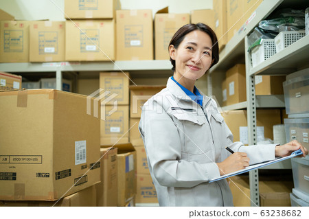 Business woman warehouse business image 63238682