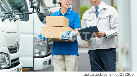 Driver truck delivery business delivery business image Driver truck delivery business delivery business image 63238869