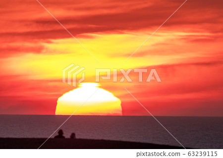 鳥取沙丘的日落 63239115