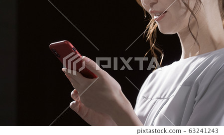 Female smartphone Female smartphone 63241243