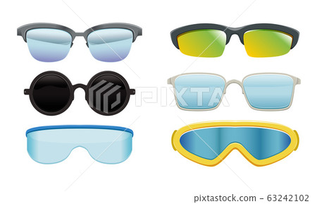 different shapes of sunglasses