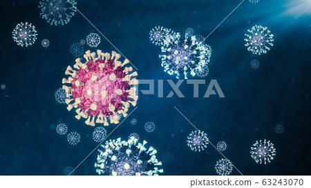 Coronavirus danger and public health risk disease 63243070