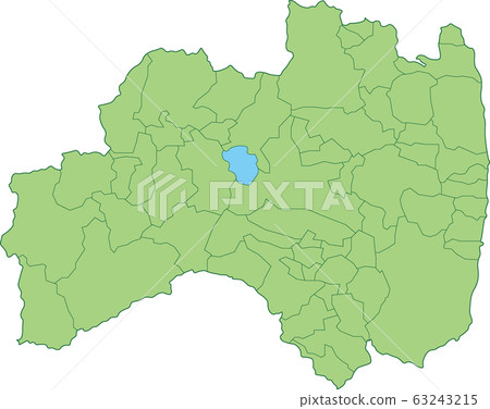 福島縣地圖_按直轄市 福島縣地圖_按直轄市 63243215