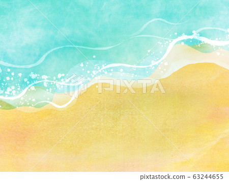 夏日海邊沙灘沐浴背景素材 插圖素材 圖庫 夏日海邊沙灘沐浴背景素材 插圖素材 圖庫