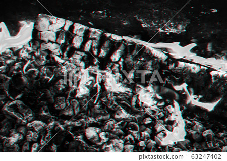 Burning charcoal in the fire for barbecue Burning charcoal in the fire for barbecue 63247402