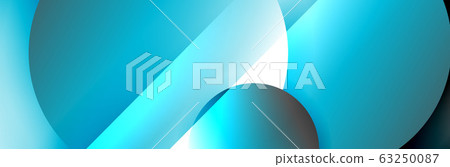 Dynamic trendy geometrical abstract background. Circles, round shapes 3d shadow effects and fluid gradients. Modern overlapping round forms Dynamic trendy geometrical abstract background. Circles, round shapes 3d shadow effects and fluid gradients. Modern overlapping round forms 63250087