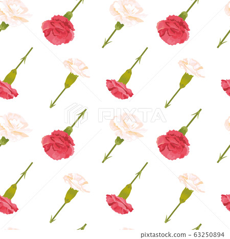 Carnation background pattern Carnation background pattern 63250894