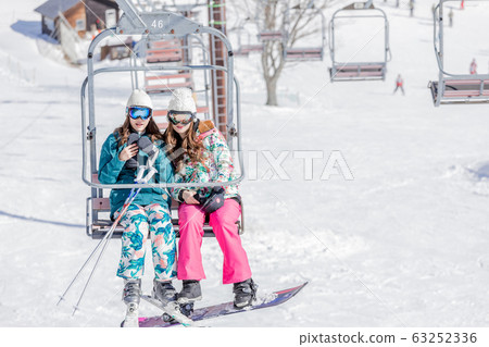 滑雪滑雪板電梯 63252336