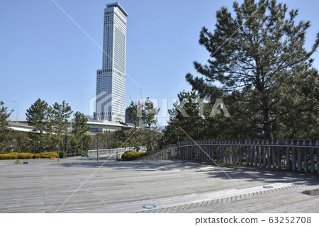 [大阪府泉佐野市]臨空公園和臨空町城市景觀 63252708