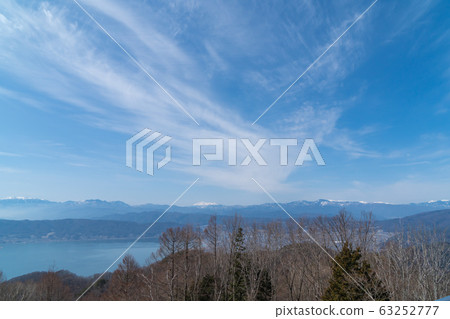 Lake Suwa (Suwa City) viewed from the summit of Omiyama Minami Lake Suwa (Suwa City) viewed from the summit of Omiyama Minami 63252777