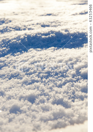 snow surface, winter - the snow makes the street snow surface, winter - the snow makes the street 63253466