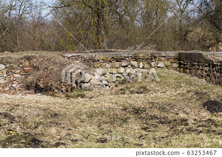 ruins of a fortress or castle ruins of a fortress or castle 63253467