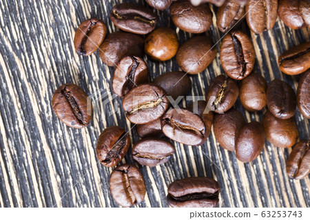 brown freshly roasted coffee brown freshly roasted coffee 63253743
