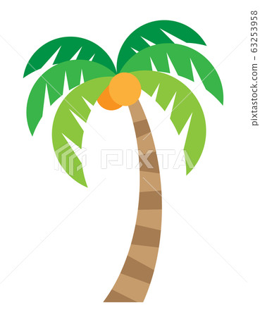 簡單的棕櫚樹 63253958