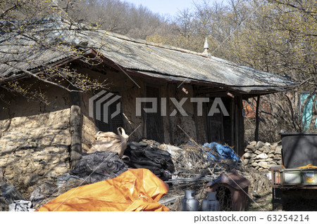 Rural old abandoned house Rural old abandoned house 63254214