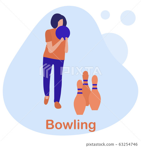 Vector Bowling Club People Player Win Sport Game Vector Bowling Club People Player Win Sport Game 63254746