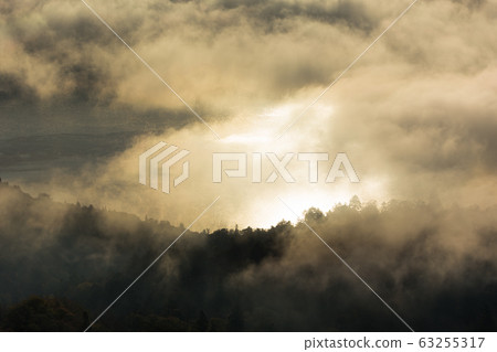 Lake Kussharo, a national park in eastern Hokkaido, Japan 63255317