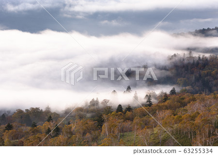 Lake Kussharo, a national park in eastern Hokkaido, Japan 63255334