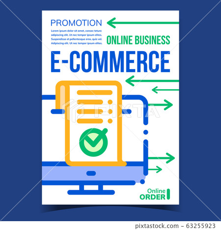 E-commerce Online Business Promotion Banner Vector 63255923