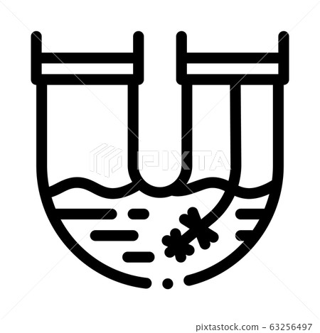 Pipe Cleaning Icon Vector Outline Illustration 63256497
