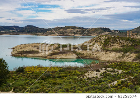 The Pedrera water reservoir near Santa Pola, The Pedrera water reservoir near Santa Pola, 63258574