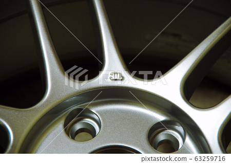 Aluminum wheels for automobiles with a technical standard conformity mark 63259716