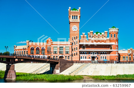 Palace at the embankment of Yoshkar-Ola in Russia Palace at the embankment of Yoshkar-Ola in Russia 63259967