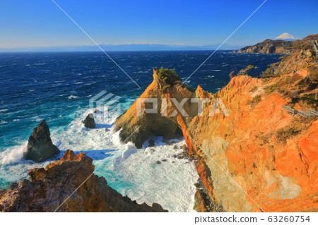 [靜岡]天氣晴朗的富士和小Ko崎 63260754