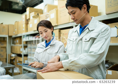 商人，倉庫，包裝 63263239