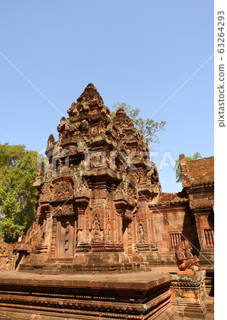 Banteay Srei World Heritage Angkor Wat Archaeological Site Temple Cambodia Siem Reap Banteay Srei World Heritage Angkor Wat Archaeological Site Temple Cambodia Siem Reap 63264293
