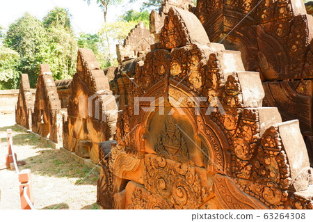 Banteay Srei World Heritage Angkor Wat Archaeological Site Temple Cambodia Siem Reap Banteay Srei World Heritage Angkor Wat Archaeological Site Temple Cambodia Siem Reap 63264308