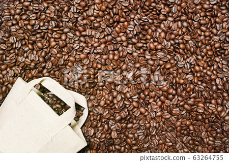Coffee bags and white handbag Coffee bags and white handbag 63264755