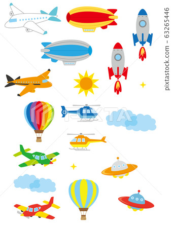 Cute empty vehicles set 63265446