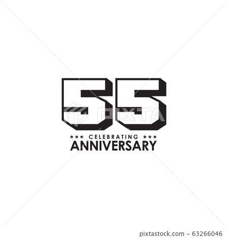 55th celebration anniversary emblem logo design 55th celebration anniversary emblem logo design 63266046