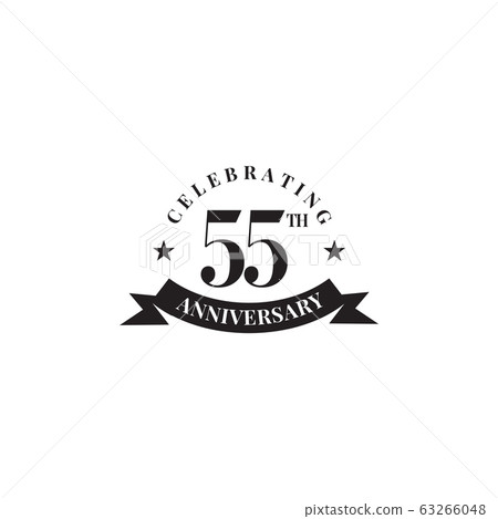 55th celebration anniversary emblem logo design 55th celebration anniversary emblem logo design 63266048