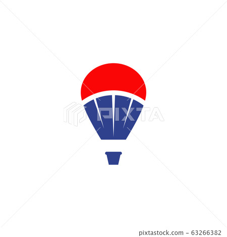 Hot air balloon icon logo design vector template Hot air balloon icon logo design vector template 63266382