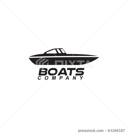 Boat logo design vector icon template Boat logo design vector icon template 63266387