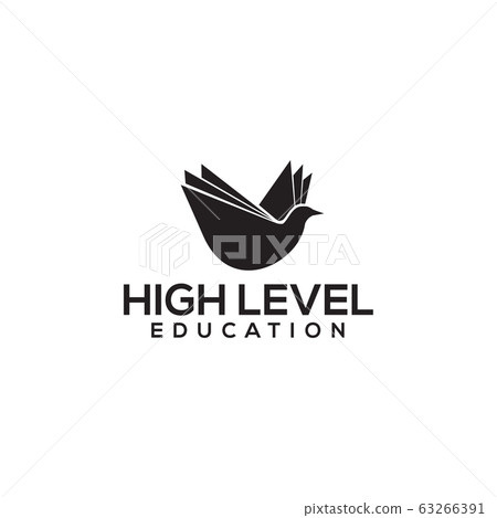 Flying book icon logo design vector template Flying book icon logo design vector template 63266391