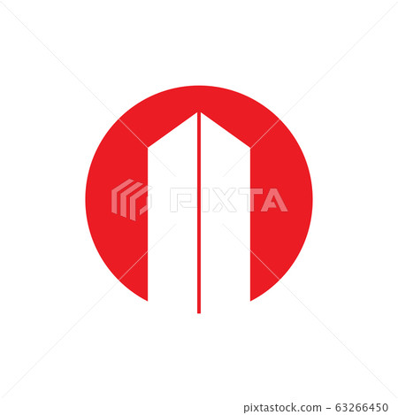 Apartment building logo design inspiration vector 63266450