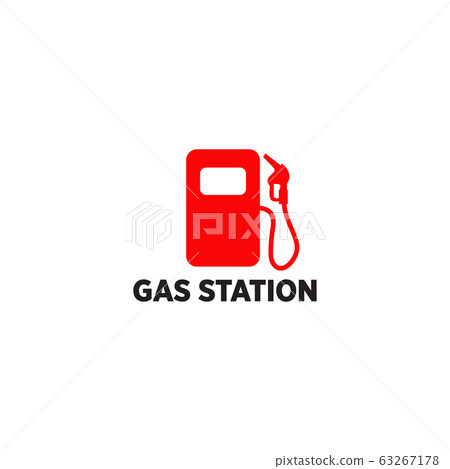 Gas station icon logo design vector template Gas station icon logo design vector template 63267178